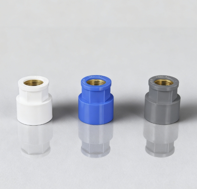 Plastic Female Adapter Pipe Fittings with Copper Inner Thread for Plumbing