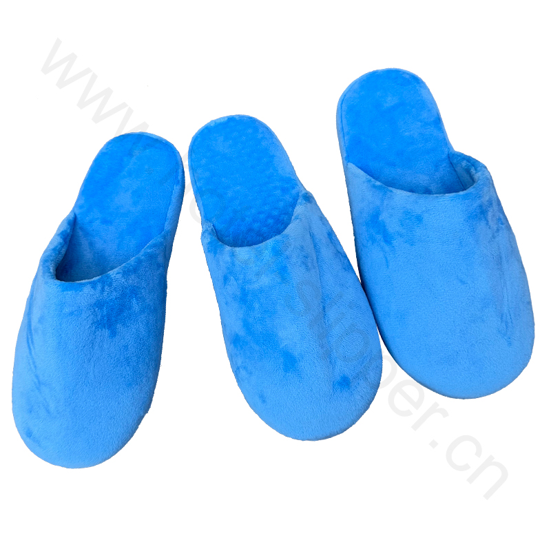 Plush Velour Slippers with Comfortable EVA Sole for Cozy Relaxation