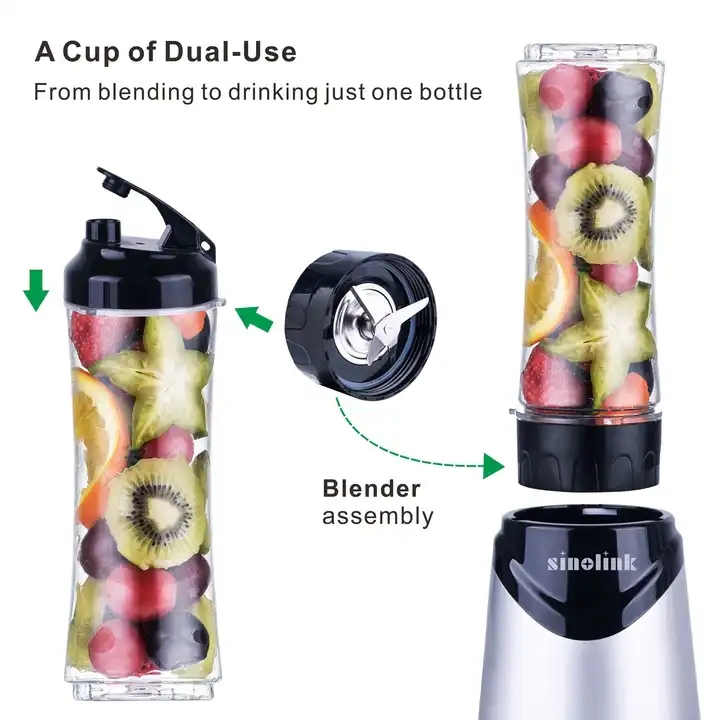 Fashionable 300watt Mini Single Sport Blender with FDA Approved
