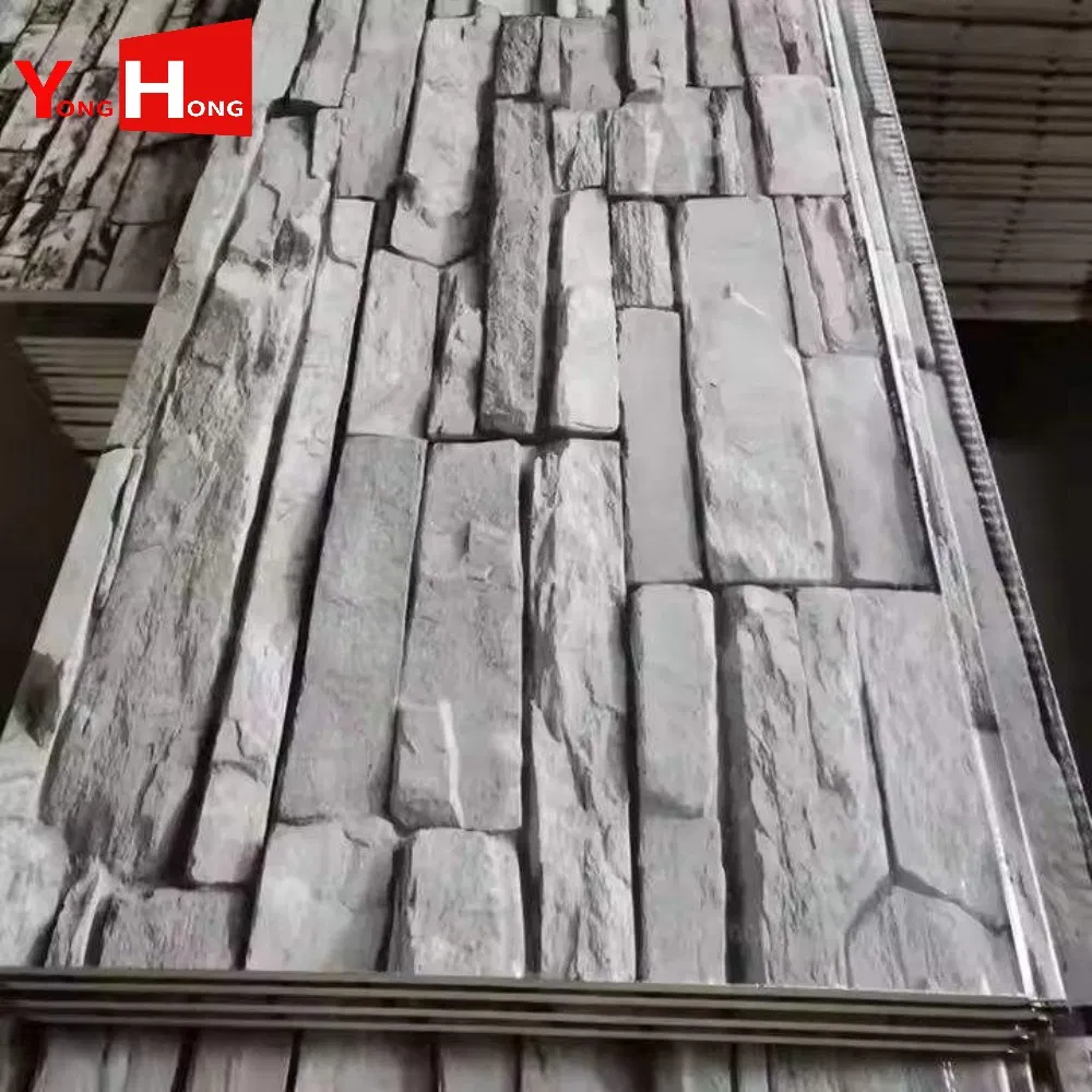 Panel De Pared Exterior FRP Panel Concrete PU Precast Concrete Wall Panel