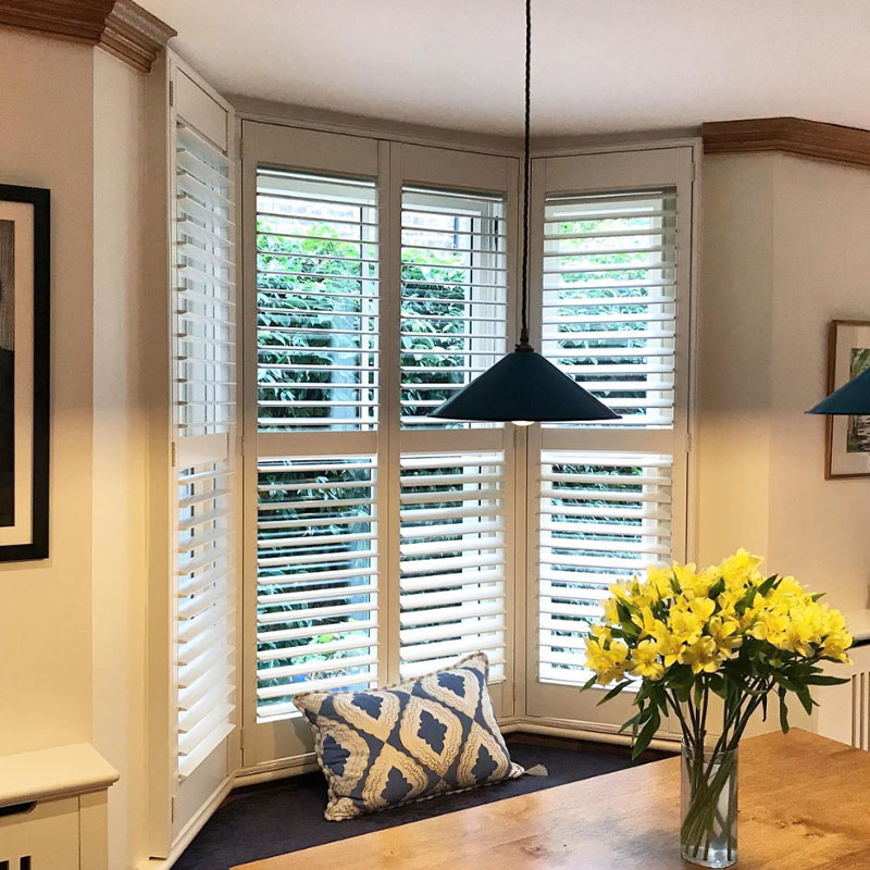 Wooden Plantation Shutters for Living Room with Good Quality