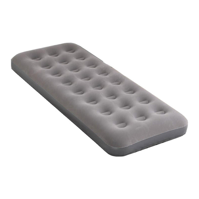 Custom Camping Inflatable Bed Flocking Air Mattress for Outdoor Travel