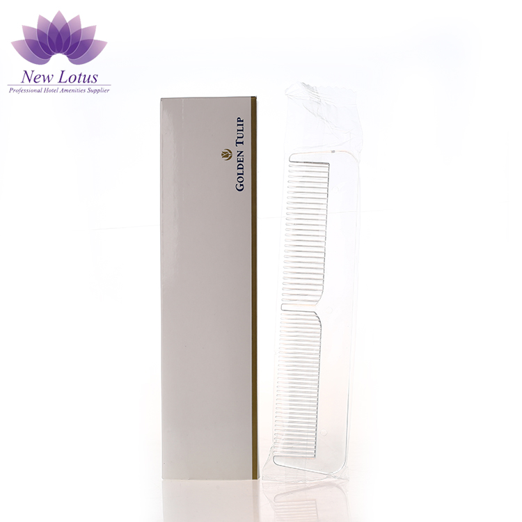 Customized Eco Disposable Hair Brush for Luxury Hotel Amenities