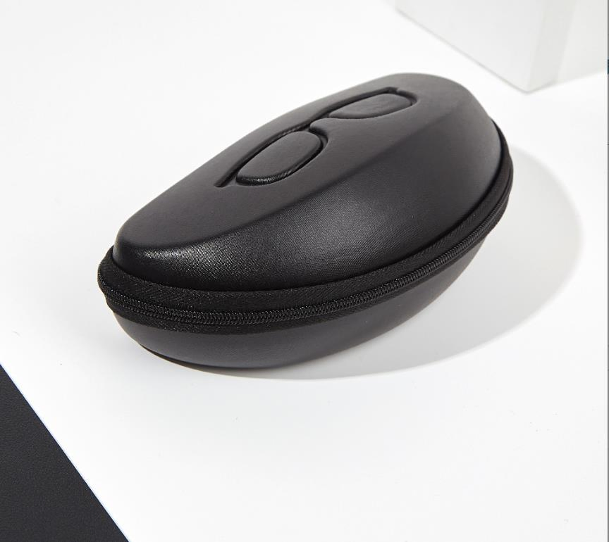 Portable Pressure Proof Sunglasses Case PE Black Hard Case