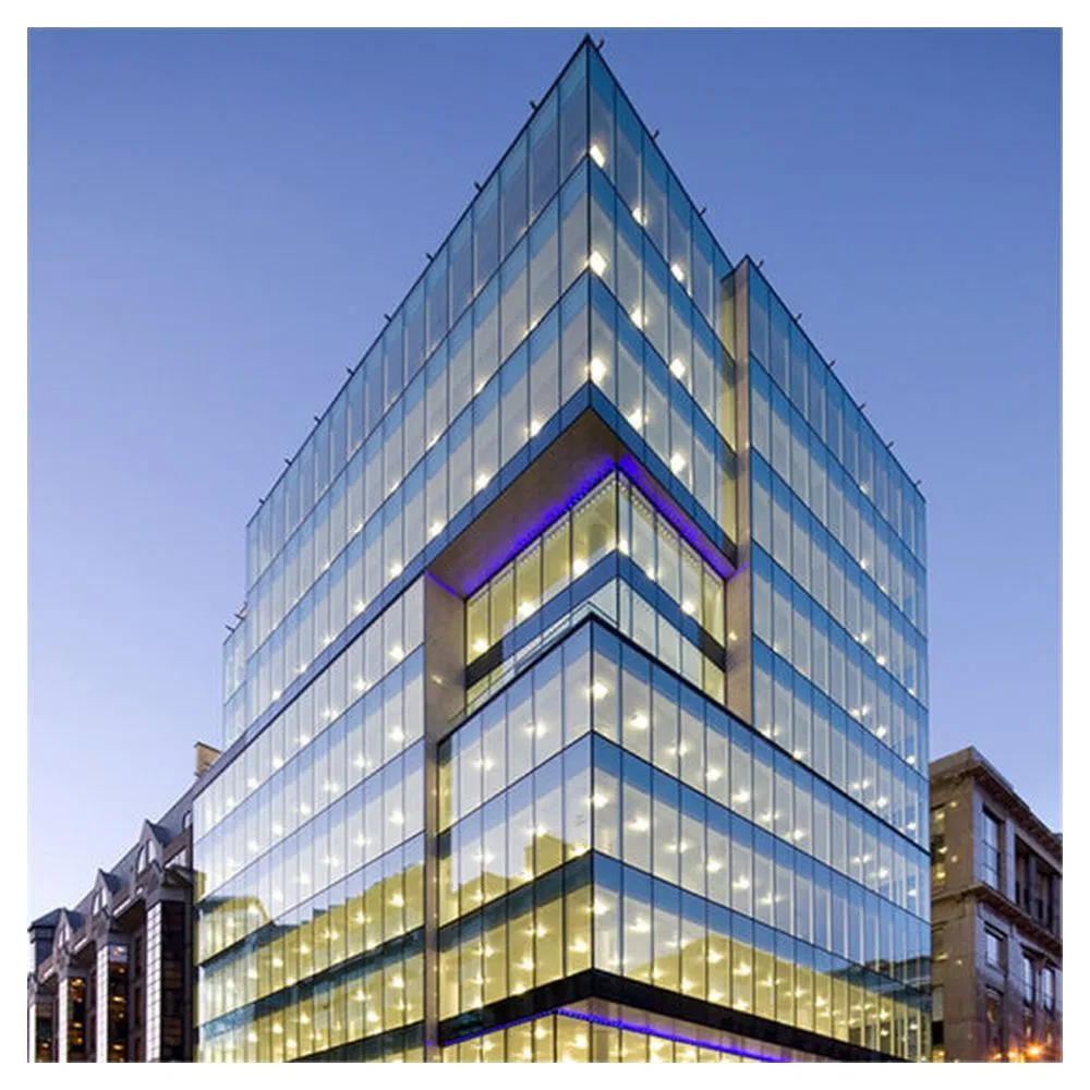 Fire Rated Pressure Equalized Rain Screen Protective Barrier Glass Curtain Wall