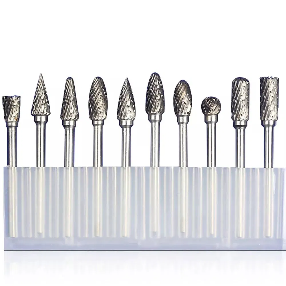 Набор фрезерных головок из карбида вольфрама, 10 шт