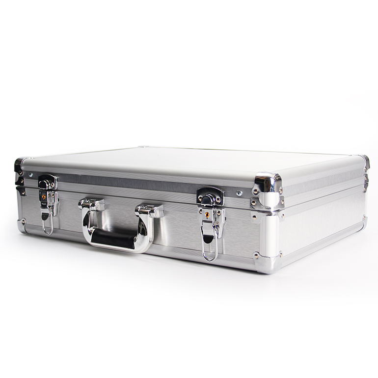 Customized Size Silver/Black Metal Material Practical Portable Light Control Switch Demo Case