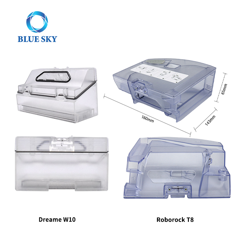 Robot Vacuum Cleaner Dust Bin Box Spare Parts for Roborock T7 T7s T8 Xiaomi S5 S50 S6 Mijia 1c G1 Stytj02ym Dreame W10 S10