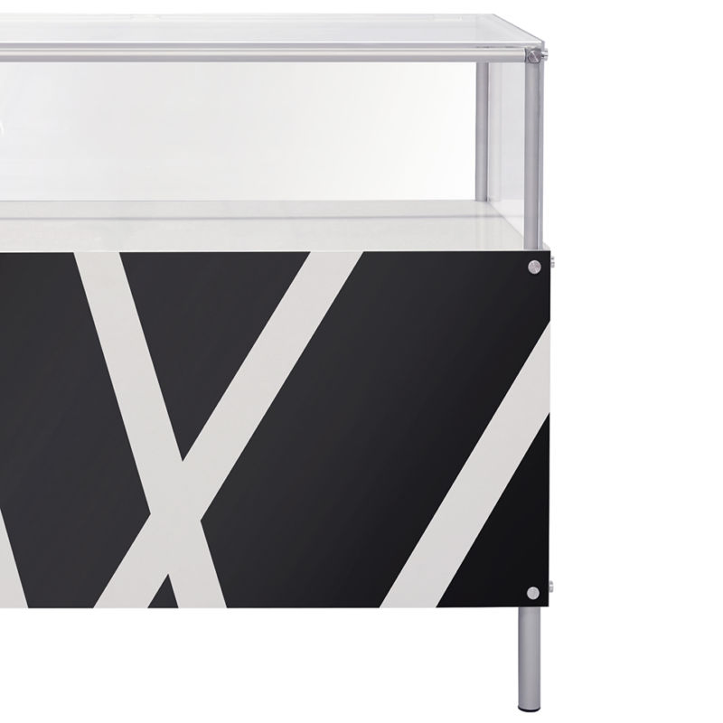 High Quality Portable Glass Jewelry Display Showcase for Exhibition Promotion Display