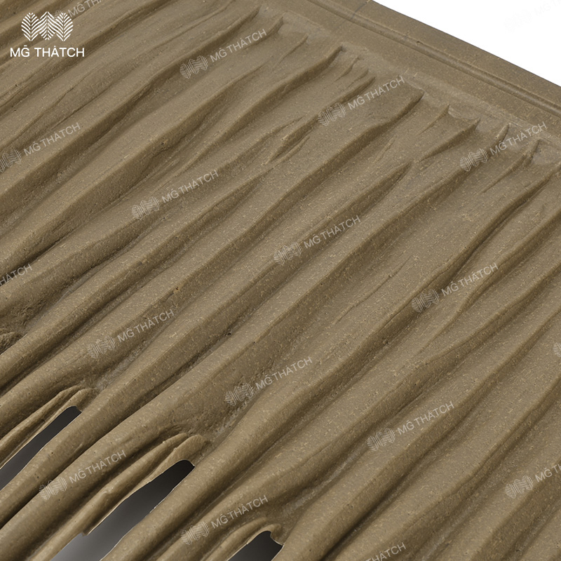 Hot Selling Synthetic Palm Thatch Palapa Artificial Palm Leaf Roof Thatch Waterproof & Nice Ceiling Effect for Open Frame Roof