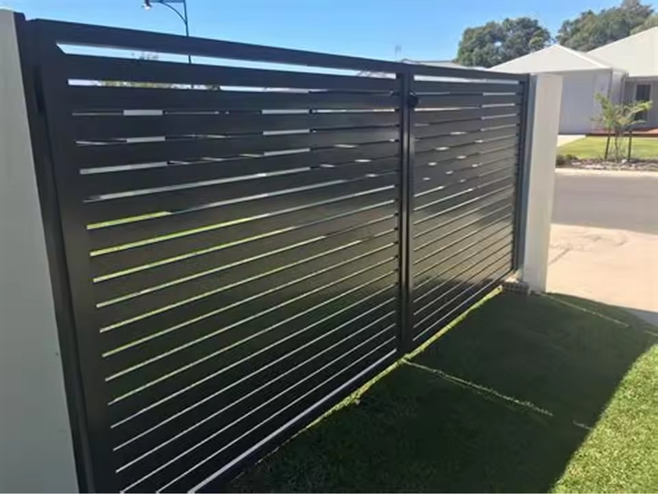 Aluminum Alloy Fence Posts and Rails Complete Set