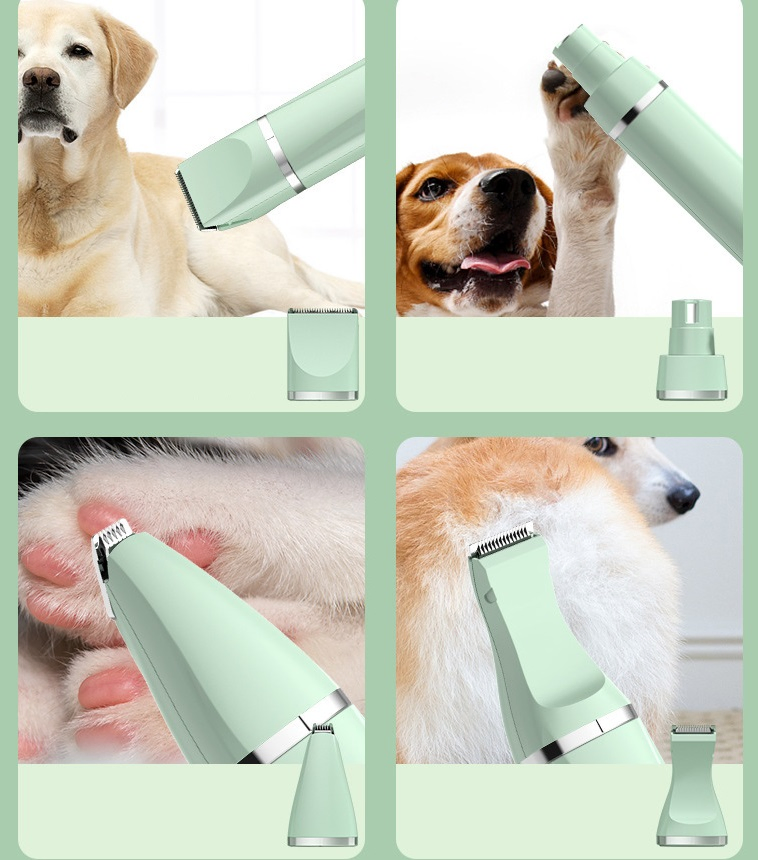Precision Pet Hair Cutter with LED Light and Ceramic Blade Clipper