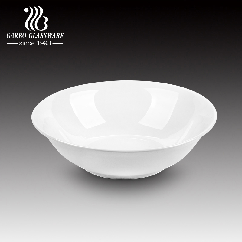 Wholesale 10 Inch Porcelain Bowl Custom Ceramic Salad Bowl for Hotel Restaurant Used