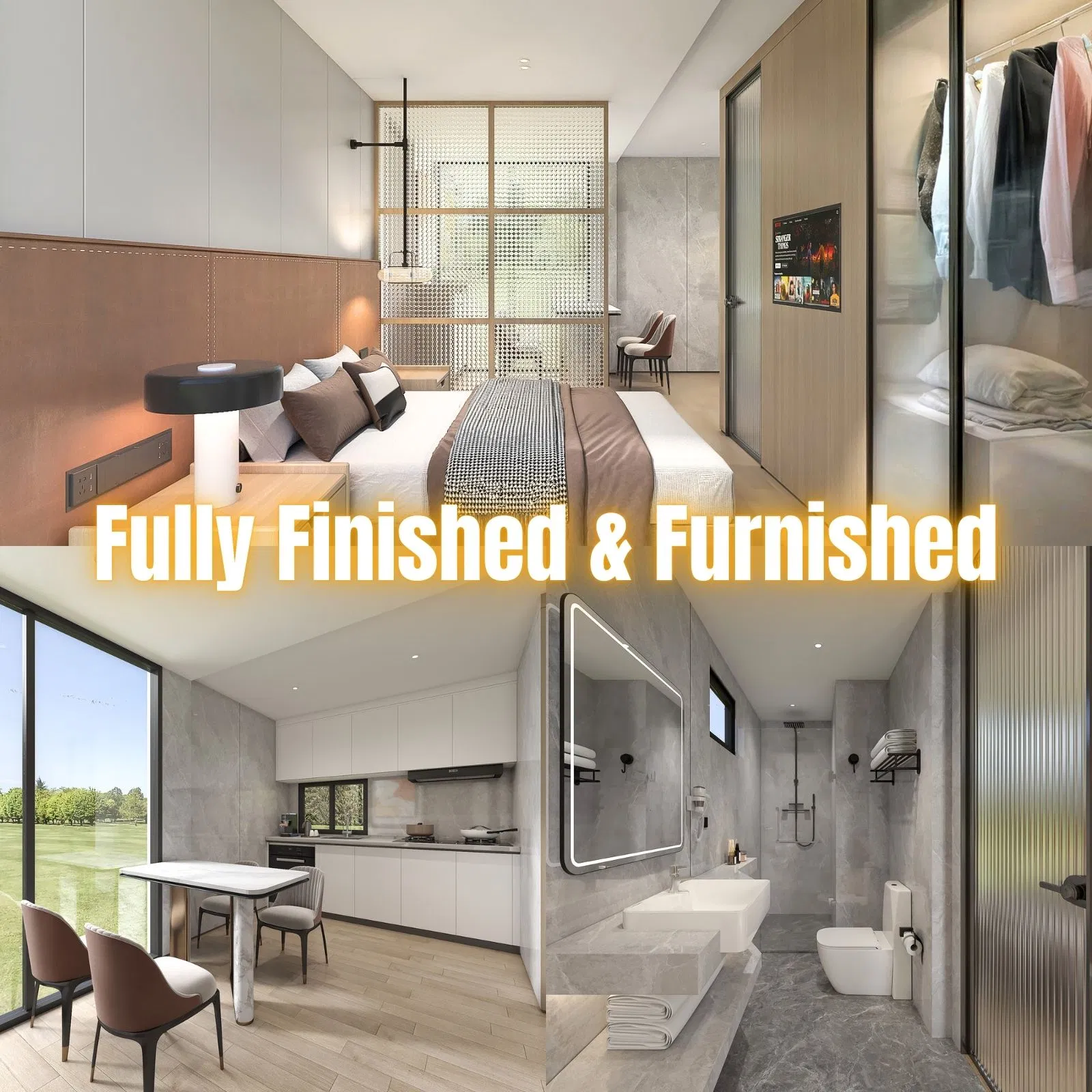 Elegant Folding Home: Stylish Prefabricated Villa for Smart Living