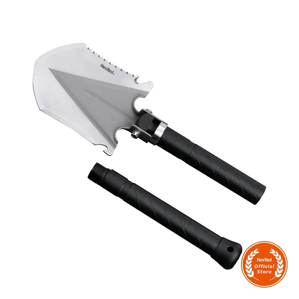 Nextool Wholesale HRC45 Hardness Survival Equipment Folding Shovel with Hoe