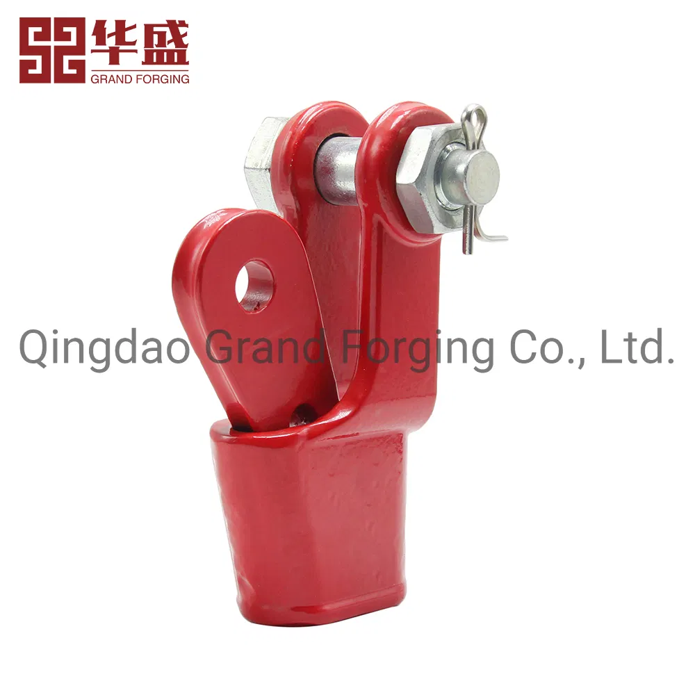 Factory Direct Sale Forged Steel Grooved Open Spelter Wedge Socket