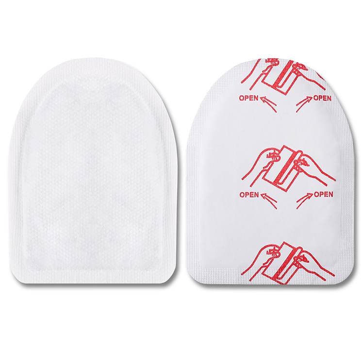 Wholesale Full Adhesive Natural Heat Iron Powder Disposable Non Woven Fabric High Quality Adhesive Toe Warmer Heat Warm Patch