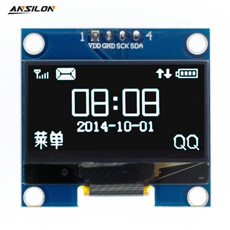 OLED-дисплей 1.3 дюйма, 128x64, интерфейс SPI