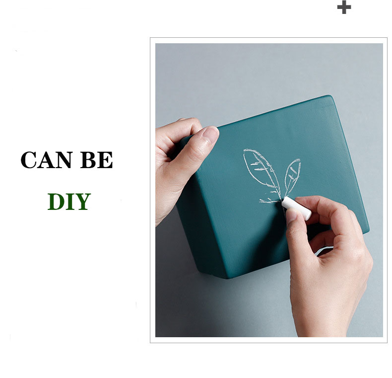 Горшок керамический цветной