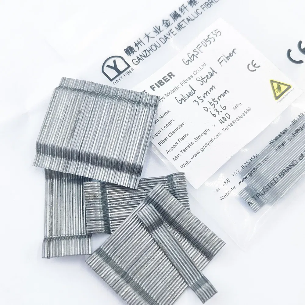 Glued Low Carbon Steel Fiber Bundles for Efficient Industrial Flooring Construction