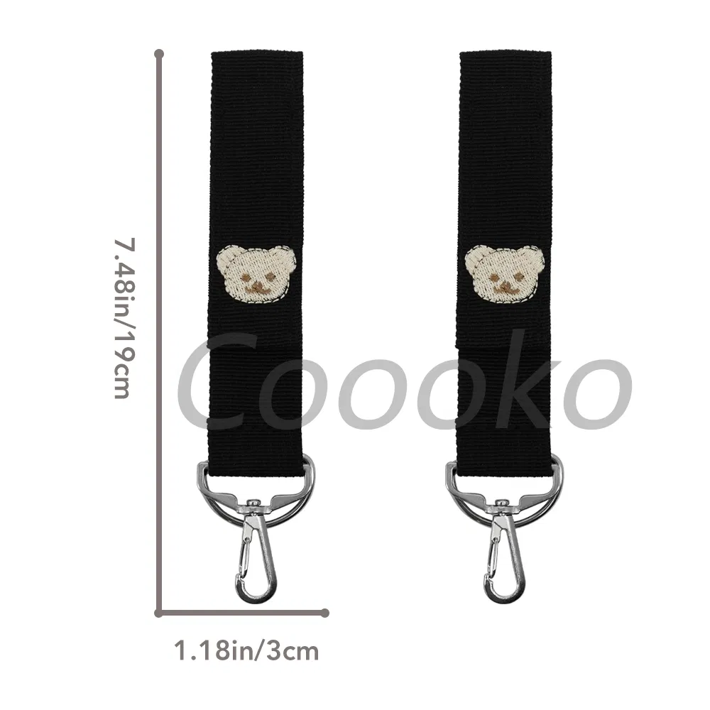 Baby Stroller Hook with Cute Bear Design