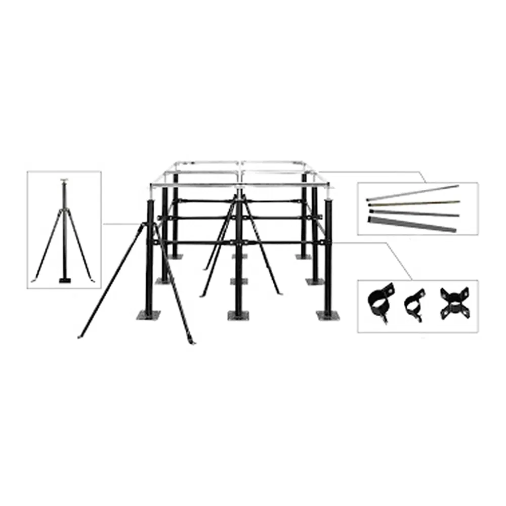 Lingding Anti-Static Quick Installation Customized Raised Floor Reinforced Pedestal Support