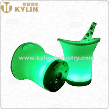 Multi-Use Plastic Illuminated LED Ice Bucket