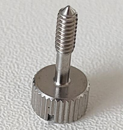 GB 835, M4 Ss Slotted Cylindrical/Cap Head Knurled Thumb Screws/Captive Screws