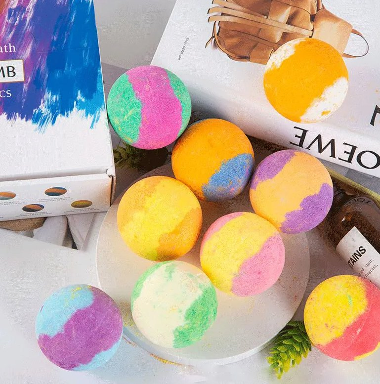 Online Wholesale Essential Oil Packaging Plastic Private Label Wholesales Organic Bath Fizzer Bath Bombs Gift Set Supplies Natural Essential Oil Fizz Bath Bomb