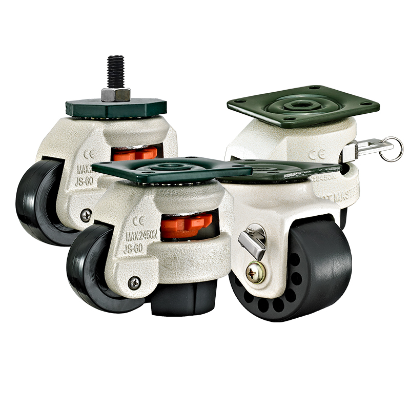 40f60f80f100f120f150f Leveling Caster Wheels Showcase Nylon Caster Adjustable Caster Wheels