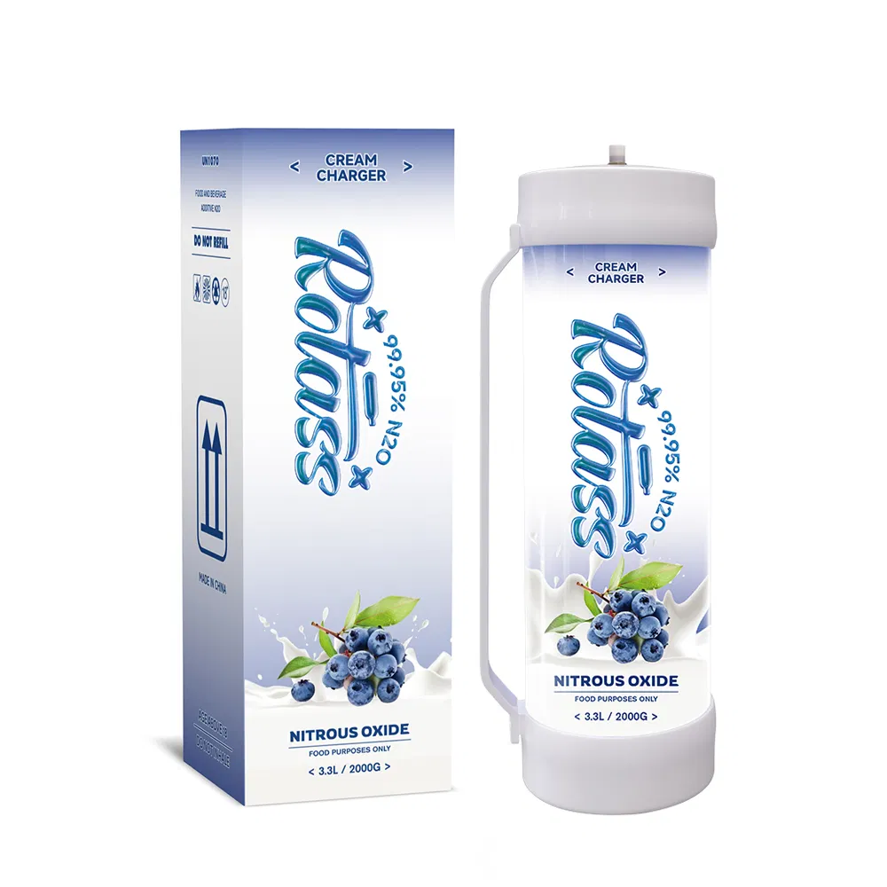 2kg Nitrous Oxide Gas Cylinder Gas Filled Cream Charger Kitchen Tools N2o Whip Cream Chargers Nitrous Oxide