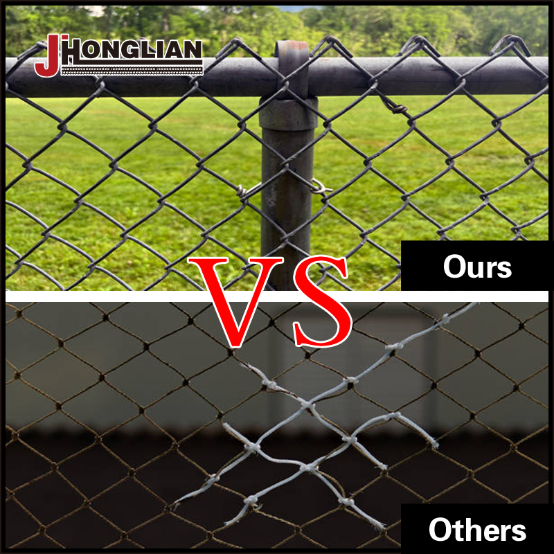 High Quality PVC Coated Chain Link Mesh Fence Chain Link