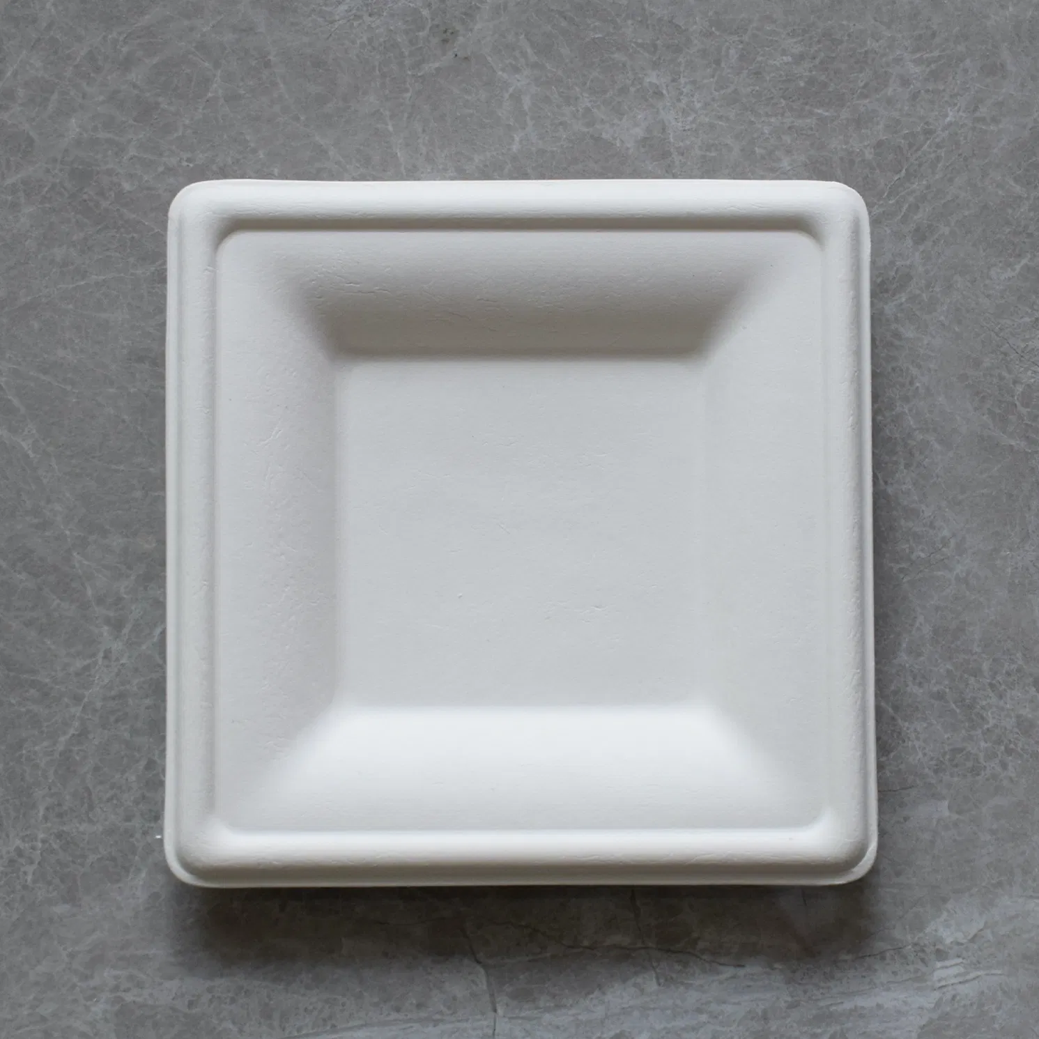 6 8 10 Inch Biodegradable Compostable Disposable Eco Friendly Sugarcane Bagasse Sqare Paper Plate