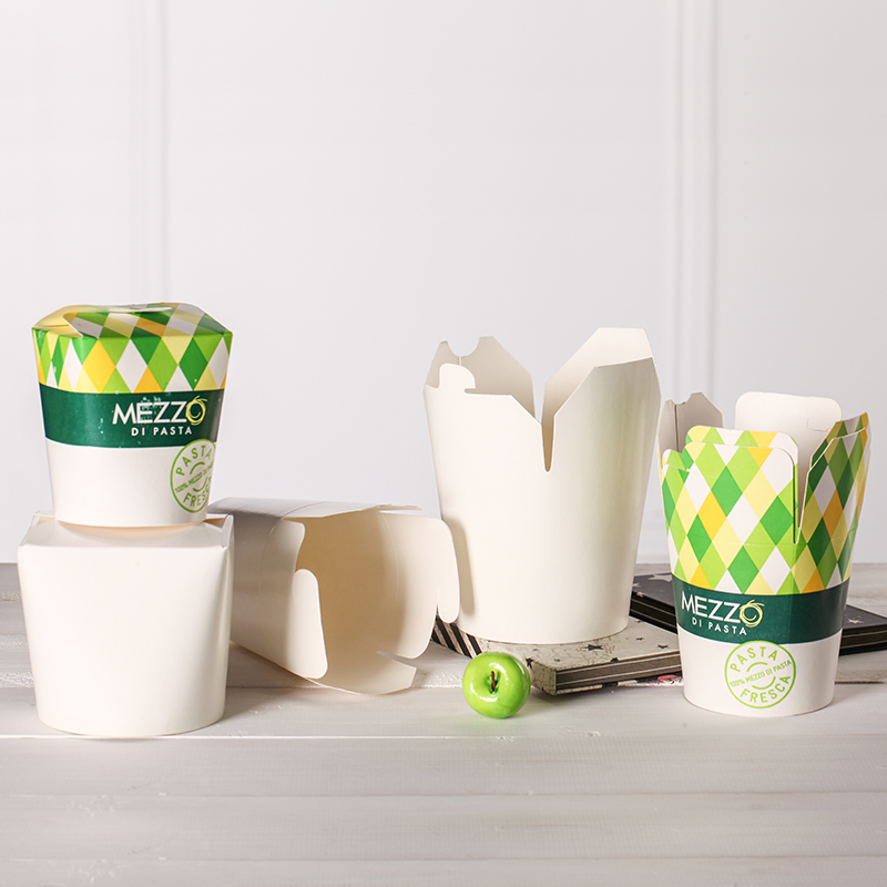26oz Custom Round Bottom Noodle Paper Box