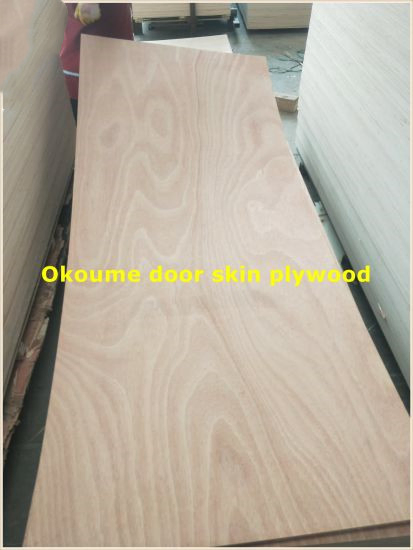 2.7mm 3.0mm Sapele Okoume Bintangor Plain Plywood Door Skin