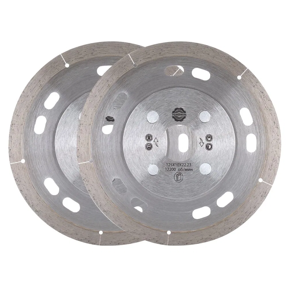 Torgwin Diamond Saw Blade 125*8*0.8/1.1*22.23 with Flange for Cutting Ceramic