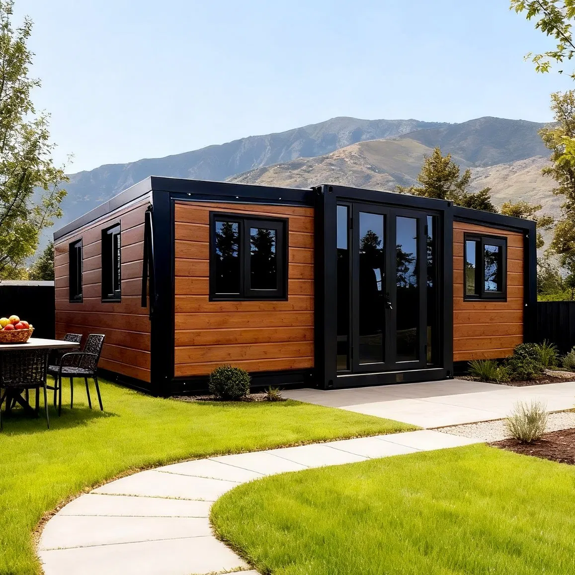 Prefab Movable Luxury Quick Installation Foldable Prefabricated Folding Flat Pack Container House Transportable Foldable Houses Mobile Home
