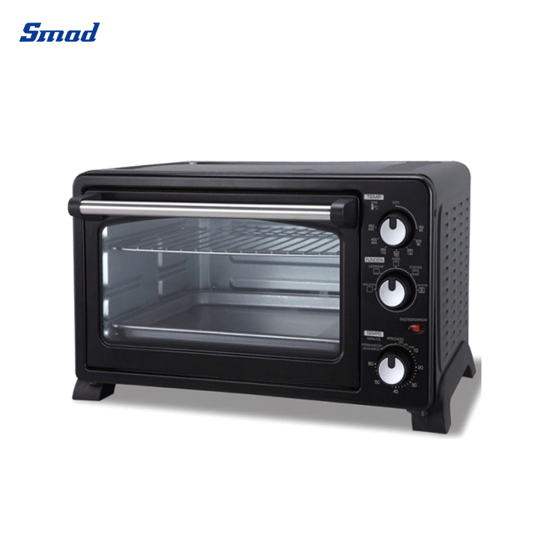 Double Glass Door High Temperature Grill Cook 30L Oven