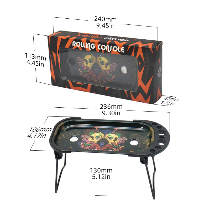 Multi-Functional Multi-Specification Herb Tray Smoking Set Portable Horn Tube Filling Operation Table