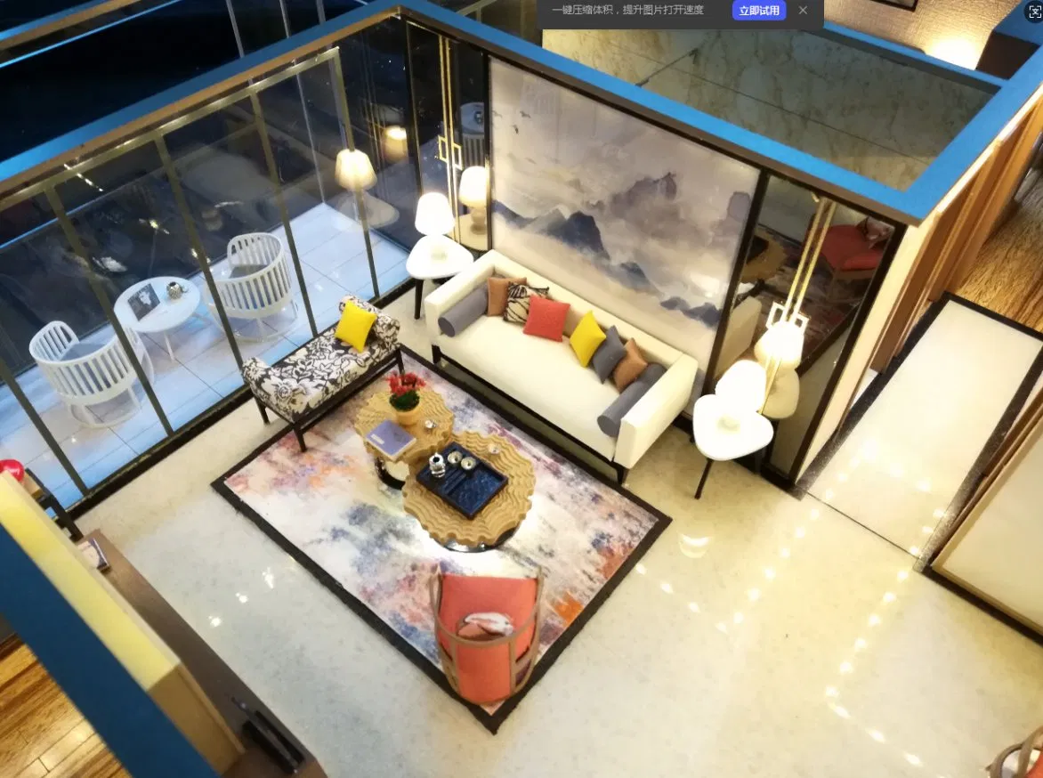 Residential Interior Lighting Design and Scene Mode Architecture Model