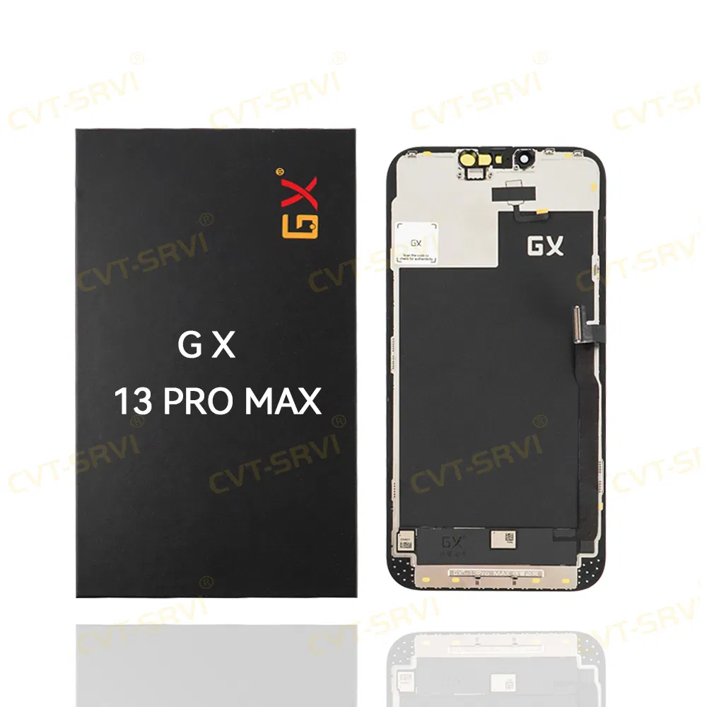 CVT-Srvi Pantalla Celulares Calidad Gx OLED Mobile Phone LCD Display Accessories Screen for iPhone 13 PRO Max/11/12/14/15 PRO Max/Se 2022/Se 2020/Xs/Xr