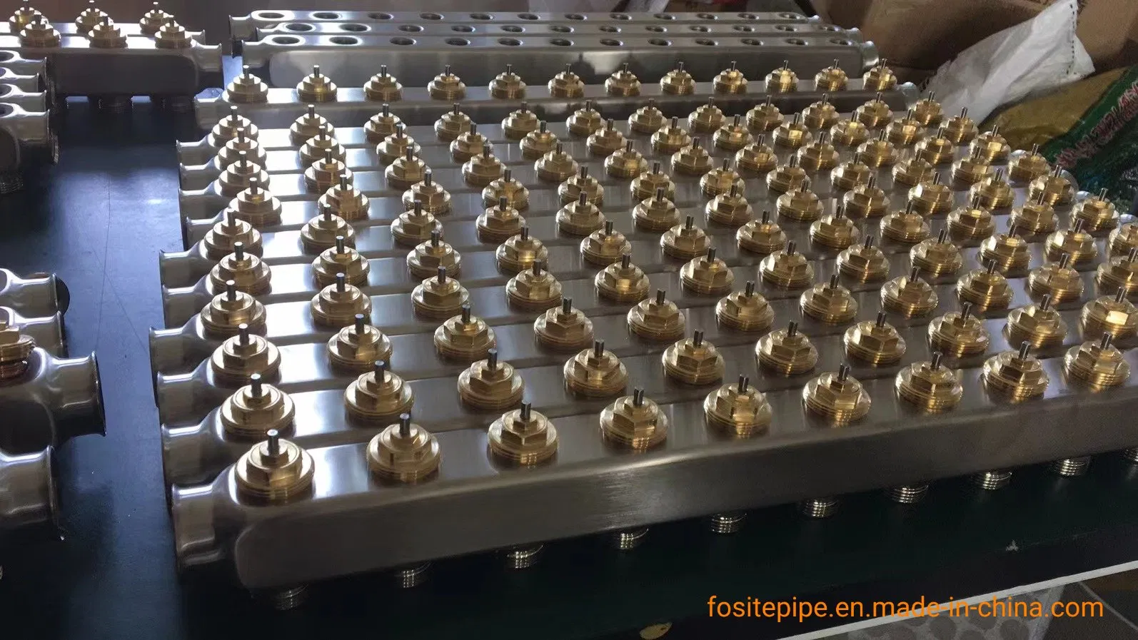 Stainless Steel Double Hand Wheel for Stainless Steel Manifold Floor Heating