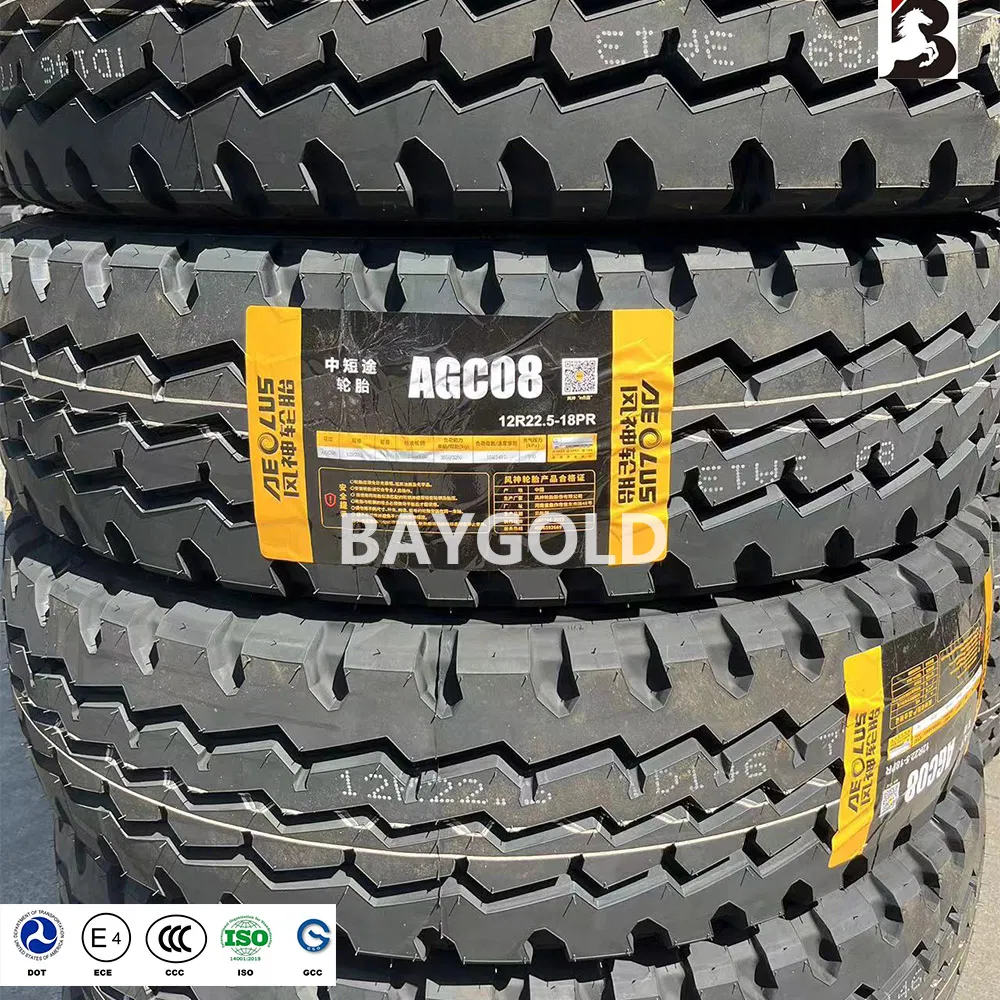 Aeolus High Quality Truck Trailer Tires ADC53 TBR 11R22.5 Steer Tyre