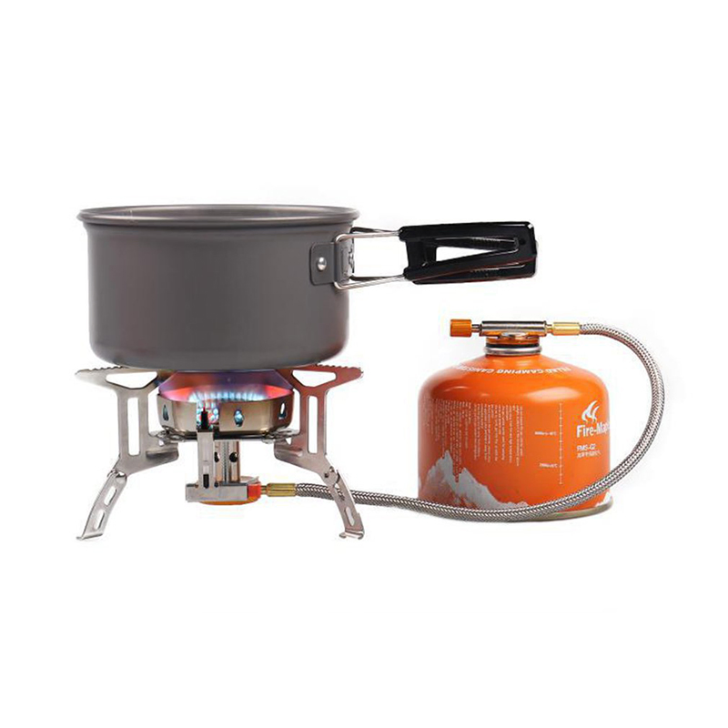 China Manufacturer Outdoor Kitchen Cooking Cast Iron Gas Burner Portable Camping Stove