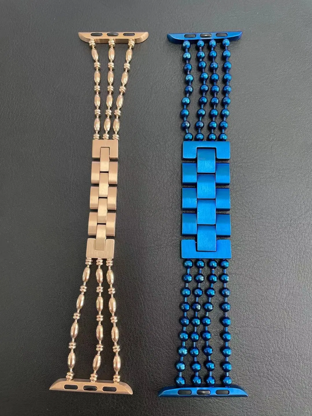 Luxury Stainless Steel Fitness Bracelet Strap for Apple Smart Watch Band