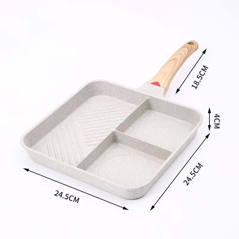 Flat Bottomed Pan Square Shaped Rice Kitchen Supplies Appliances Storage