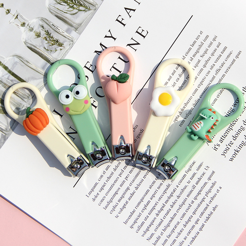 Portable Cartoon Anti-Splash Nail Clippers