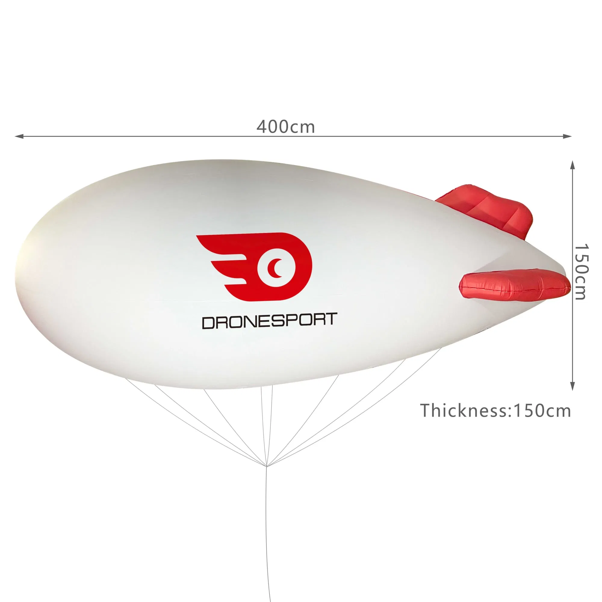 Outdoor Inflatable Advertising Blimp LED Lighting Inflatable Airship for Promotion
