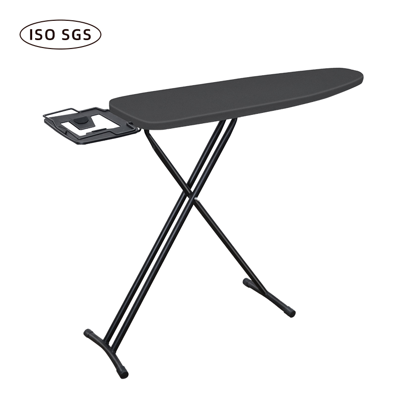 Hotel Steel Top Ironing Board with Cotton Cover Foldable Design Multifunctional Clothes Rack for Drying and Ironing