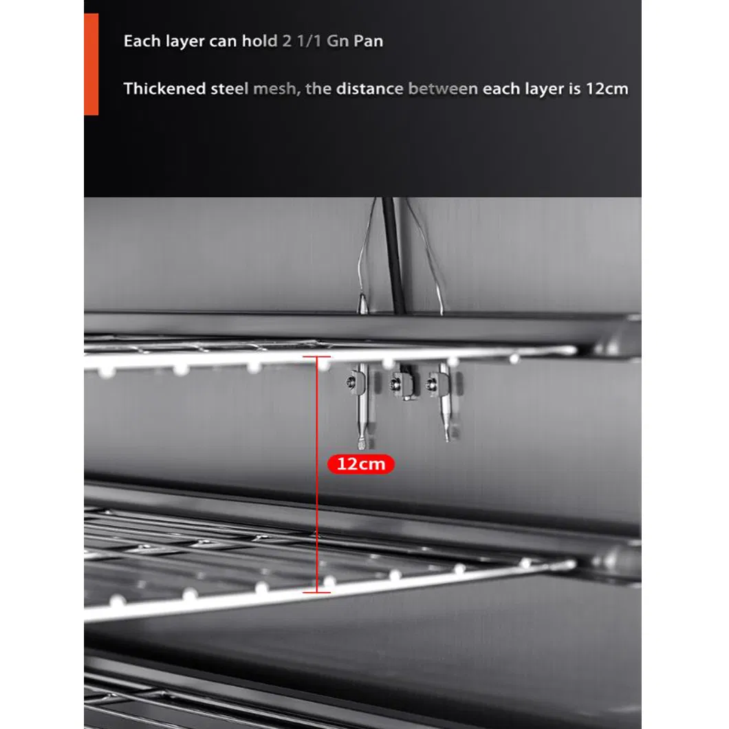 High Quality Commercial Double Doors 22 Layers Banquet Warmer Cabinet Movable